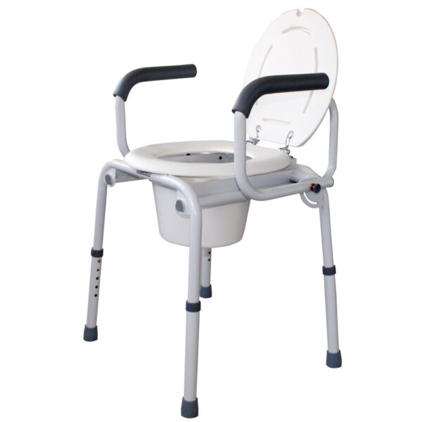 Drop-Arm Commode