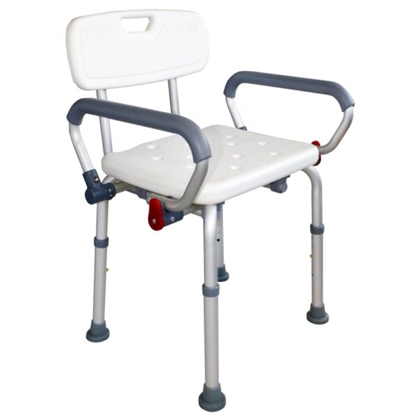 Shower Chair with Flip-up Armrest